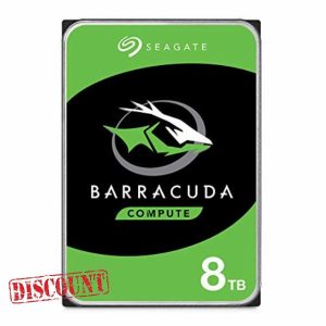 Seagate BarraCuda 8TB Internal Hard Drive HDD – 3.5 Inch Sata 6 Gb/s 5400 RPM 256MB Cache for Computer Desktop PC (ST8000DMZ04/004)