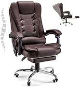 UNIONLINE Office Chair with Footrest,Desk Chair for Home with Back Support,Ergonomic Office Recli...