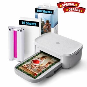 HP Sprocket Studio Plus 4x6 Instant Photo Printer – 118 Sheets & Cartridge Bundle - Wireless
