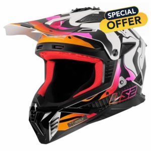 LS2 Helmets Gate II Full Face MX Motorcycle Helmet
