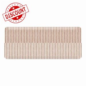 House of Noa Nama Standing Mat – Anti-Fatigue Cushioned Kitchen Mats for Floor | Ergonomic Bounce-Back Foam Kitchen Mats | Anti-Fatigue Mats for Kitchen & Standing | Reese Terracotta | 22" x 54"