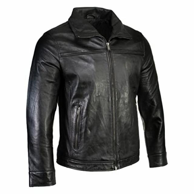 Milwaukee Leather Men's Premium Leather Fashion Casual Jackets (GR-SFM1898-MIL-BLACK