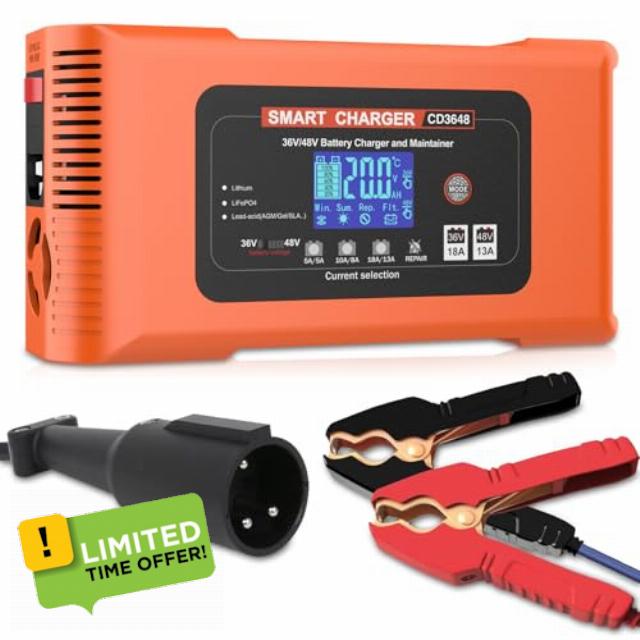 48 Volt Golf Cart Battery Charger for Club Car