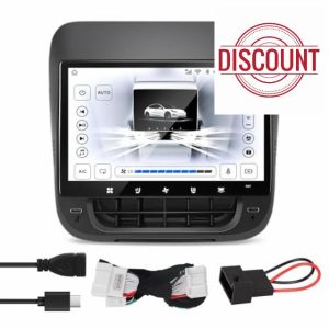 Aekegrep-Tesla Rear Screen for Tesla Model 3 2017-2023 and Model Y 2019-2023 7.2-inch IPS Touch Screen with AC Control for seat Heating and air Conditioning Temperature Mediation.