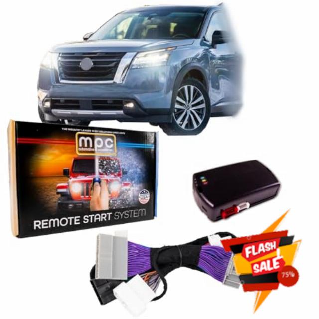 MPC Remote Start Kit Compatible with 2022-2024 Nissan Pathfinder || Plug and Play || Press Lock 3X to Start Use OEM FOB || USA Tech Support