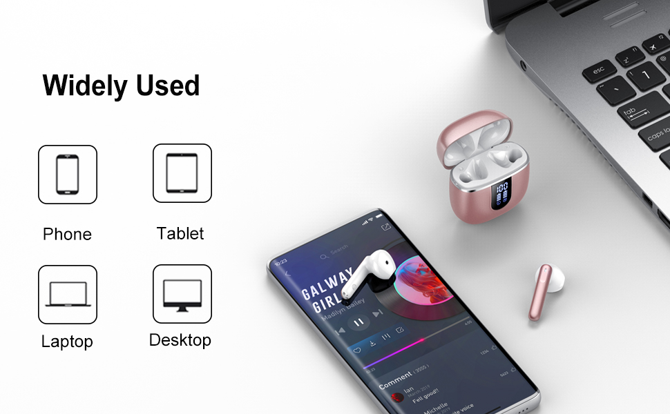 Bluetooth 5.4 Headphones in Ear
