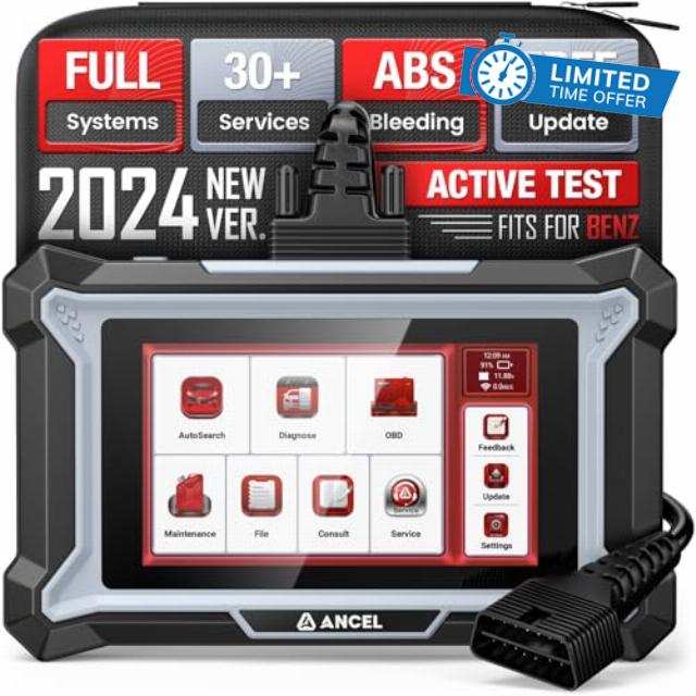 ANCEL DS160 Bidirectional OBD2 Scanner fits for Benz Maybach