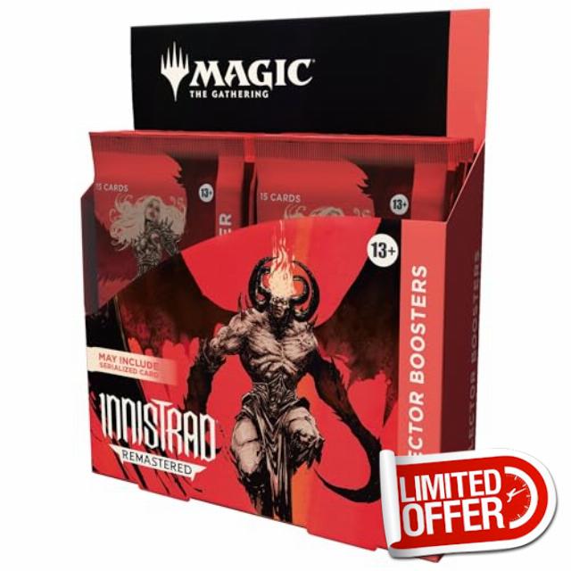 Magic: The Gathering Innistrad Remastered Collector Boosters - 12 Packs (180 MTG Cards)