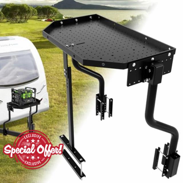 RV Generator Rack Camper Trailer Tray