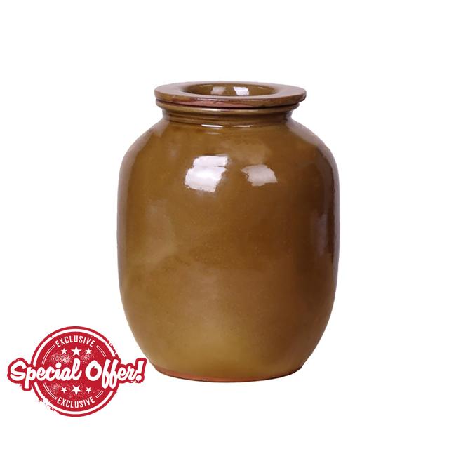 Ceramic Rice Container With Lid Ceramic Rice Dispenser Grain Tea Storage Ceramic Container Home Coffee Storage Box Chinese Style Food Storage Jars For Cereal Flour Sugar Nuts Snacks Pet Food(No patter