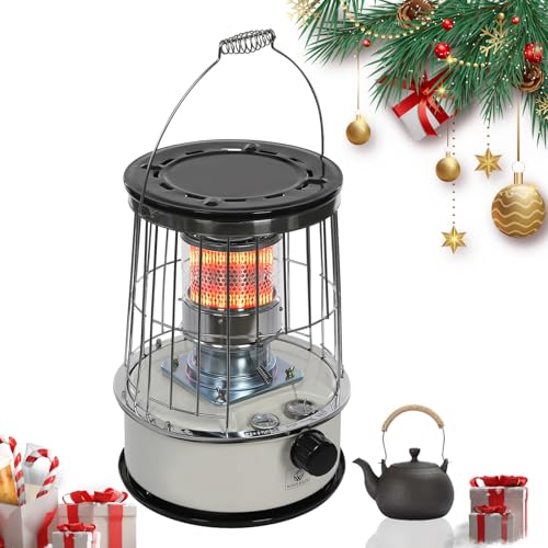 Stainless Steel Space Universal Handy Outdoor Kerosene Stove Burner Camping Oil Kerosene Heaters with 4.5L Oil Storage Capacity Camping Gas Stove for Indoor Outdoor Patio