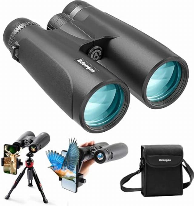 18x56 HD Binoculars for Adults High Powered with Phone Adapter and Tripod
