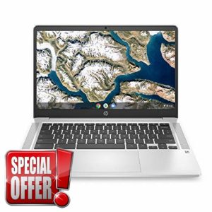 HP 2020 Flagship 14 Chromebook Laptop Computer 14" HD SVA Anti-Glare Display Intel Celeron N5000 Processor 4GB DDR4 64GB eMMC Backlit WiFi Webcam Chrome OS