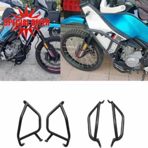 Motorcycle Steel Highway Crash Bar Engine Guard Bumper Stunt Cage Crashbar Body Frame Falling Protector for CF&Moto 450MT 450 MT 2024 450-MT