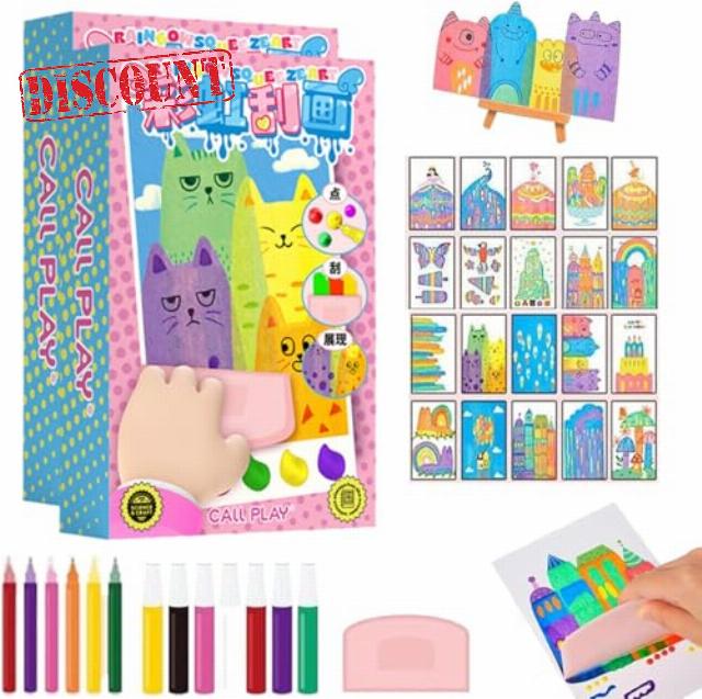 Accrue Squeegee Art Kids Paint Kit