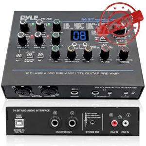 Pyle Professional USB Audio Interface with MIC/LINE