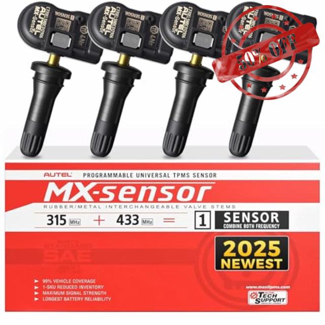 Autel TPMS MX Sensor 315Mhz/ 433Mhz 2in1 Tire Sensor