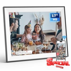 Frameo 17 Inch HD Extra Large Digital Picture Frame 64GB
