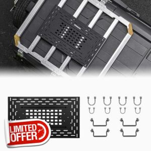 Roof Rack Cargo Carrier - Universal Roof Rack MOLLE Panel for Car Top Luggage Holder