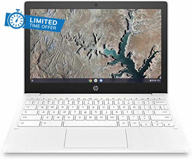 HP Chromebook 11-inch Laptop - MediaTek - MT8183 - 4 GB RAM - 32 GB eMMC Storage - 11.6-inch HD IPS Touchscreen - with Chrome OS™ - (11a-na0050nr