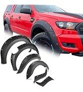 JHCHAN Wheel Arch For Ford Ranger 2015-2019 T7 Wildtrak Limited XL XLT Double Cab Fender Flare Pr...