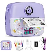 ASTGMI Kids Camera, Instant Print Selfie Camera for Boys and Girls,1080P HD Digital Camera for Ki...