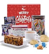 Hattie's Gifts Scottish Afternoon Tea Hamper Biscuits Gift Set - Scotland in a Box, Christmas Ham...