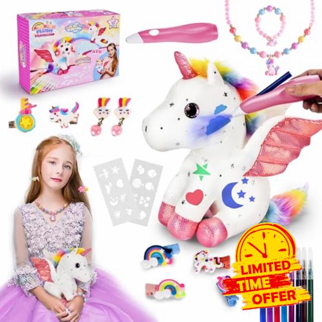 BuzzoXerex Plush Unicorn for Girls