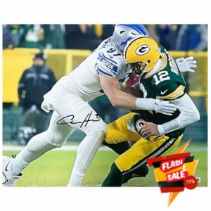 Aidan Hutchinson Autographed Football Photo - Hand Signed & Beckett Grading Services Authenticated