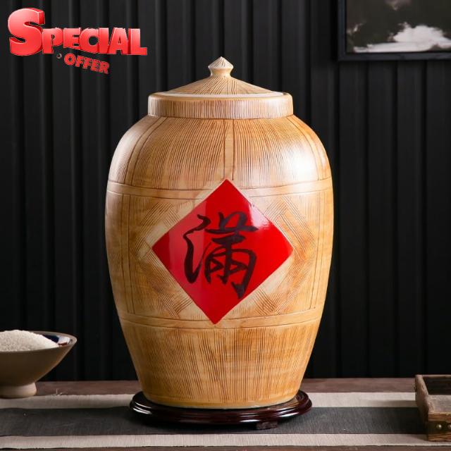 Ceramic Rice Container