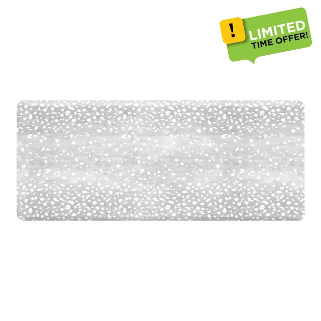 House of Noa Nama Standing Mat – Anti-Fatigue Cushioned Kitchen Mats for Floor | Ergonomic Bounce-Back Foam Kitchen Mats | Anti-Fatigue Mats for Kitchen & Standing | Fawn Silver | 30" x 72"