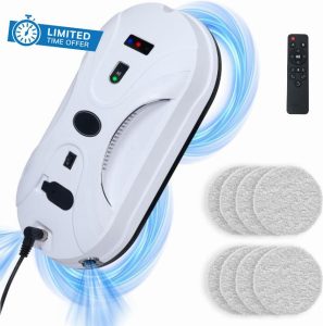 Smart Window Cleaning Robot with Automatic Dual Water Spray