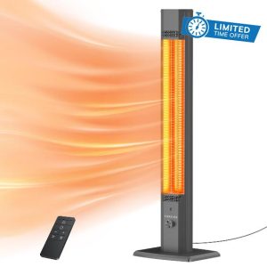 Outdoor Patio Heater with 9 Heat Levels