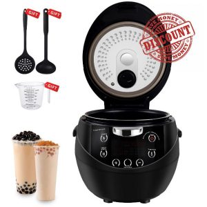 Commercial Boba Cooker 6L - Commercial Boba Maker Automatic Boba Machine for Tapioca Pearls Bubble Tea Milk Tea