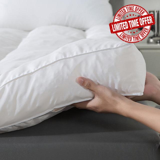 WhatsBedding 4 Inch Memory Foam Mattress Topper Queen Size
