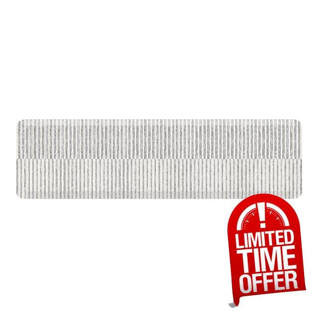 House of Noa Nama Standing Mat – Anti-Fatigue Cushioned Kitchen Mats for Floor | Ergonomic Bounce-Back Foam Kitchen Mats | Anti-Fatigue Mats for Kitchen & Standing | Reese Pewter | 22" x 72"