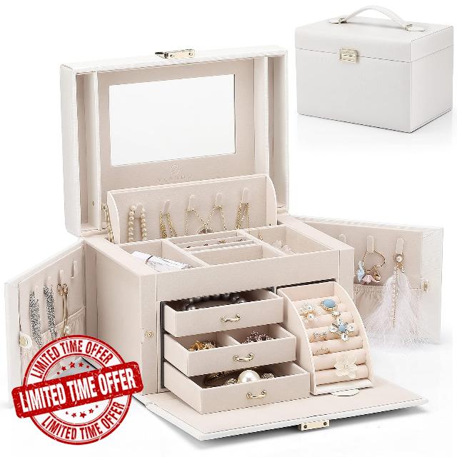 Vlando Large Jewellery Box for Women
