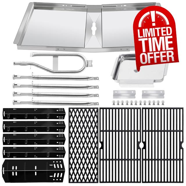 Grill Grates for Dyna Glo Grill Replacement Parts 5 Burner DGH474CRP