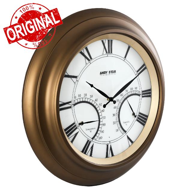 ANDY STAR 24 Inch Outdoor Clocks Waterproof