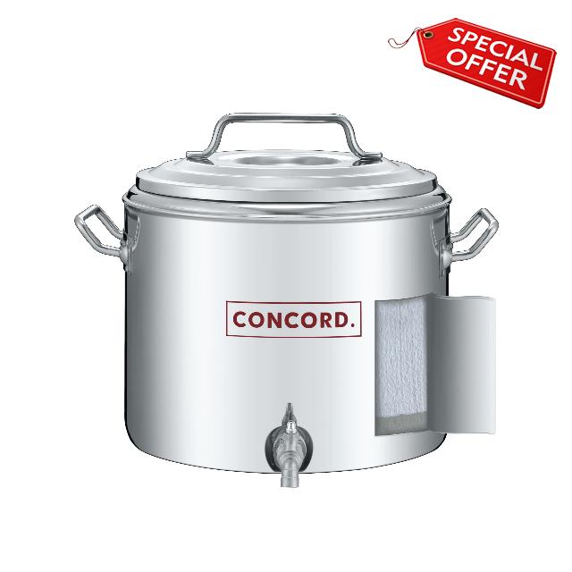 Concord Stainless Steel S Series Insulated Double Wall Stock Pot. Outdoor Kettle