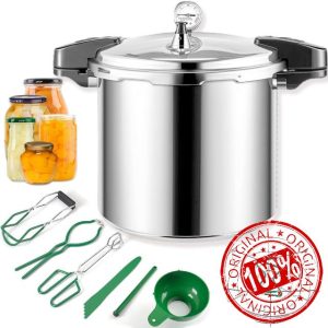 24qt pressure canner and canning pressure cooker with gauge