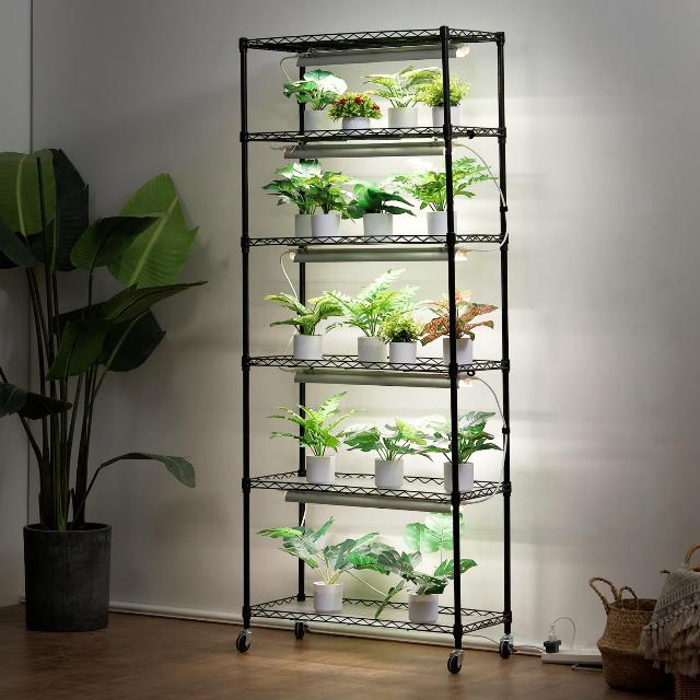 VEVOR DIY Plant Stand with Grow Light