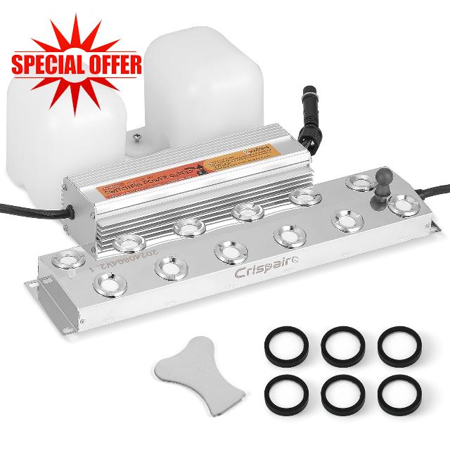 12-Head Ultrasonic Mist Maker Fogger Kit for Halloween
