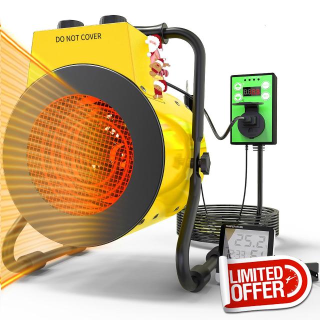 Buyplus Greenhouse Heater with Digital Thermostat