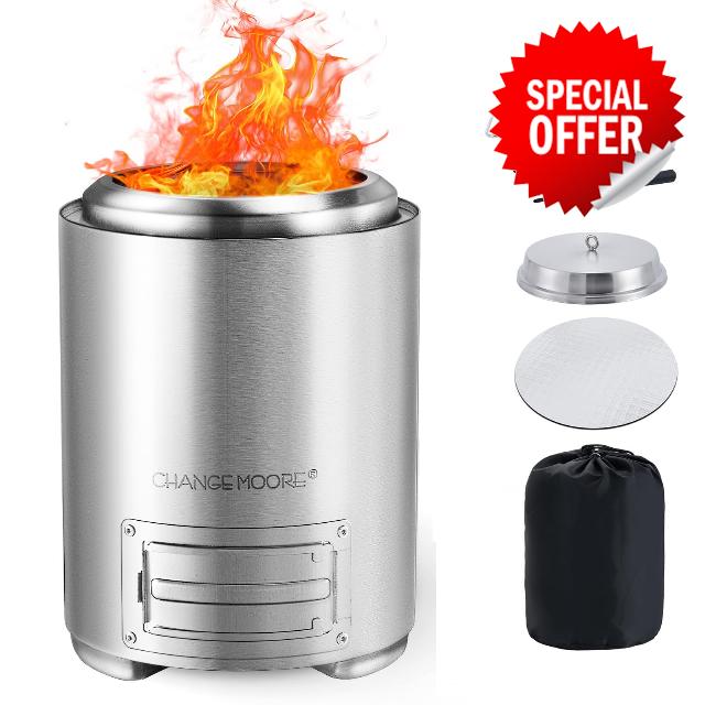 CHANGEMOORE Smokeless Table Top Fire Pit