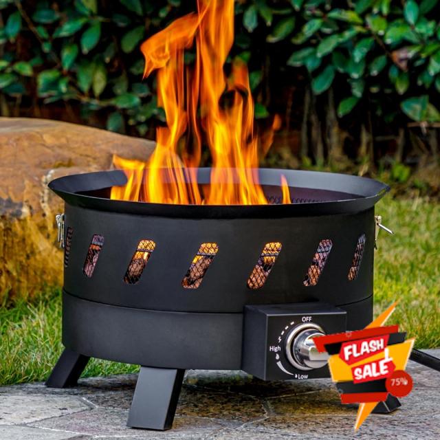 OutVue 17.3 inch Portable Propane Fire Pits