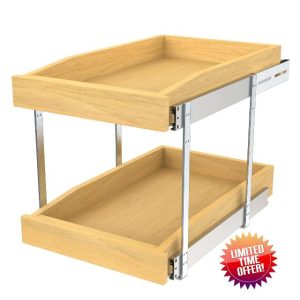 2 Tier Pull Out Cabinet Organizer