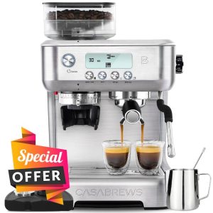 CASABREWS Espresso Machine with Grinder