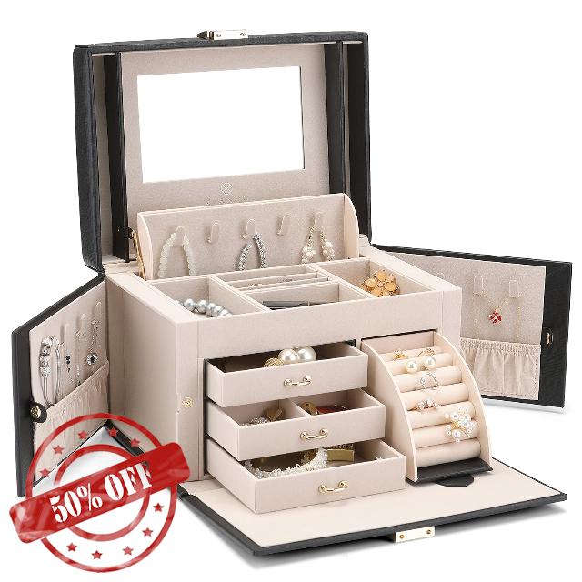 Vlando Large Jewellery Box for Women