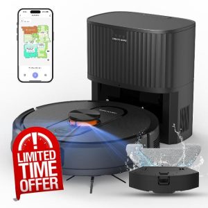 Robot Vacuum and Mop with Self-Emptying